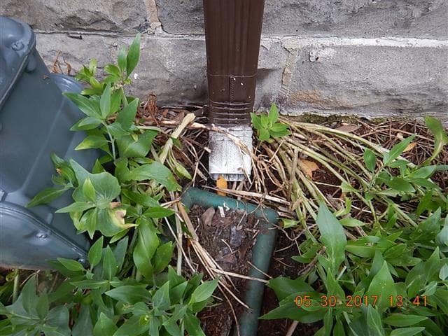 Gutters, downspouts, and drainage