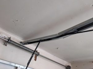 overhead door bent track