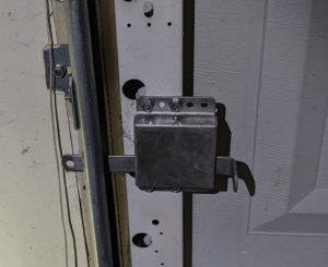 overhead door manual lock